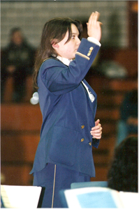 Chef des clairons, Aline